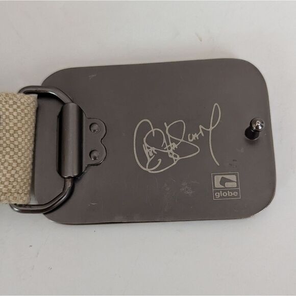 Globe Skate Belt w/ Chris Haslam & Rodney Mullen Signature Buckles – Size 34 - Picture 8 of 8